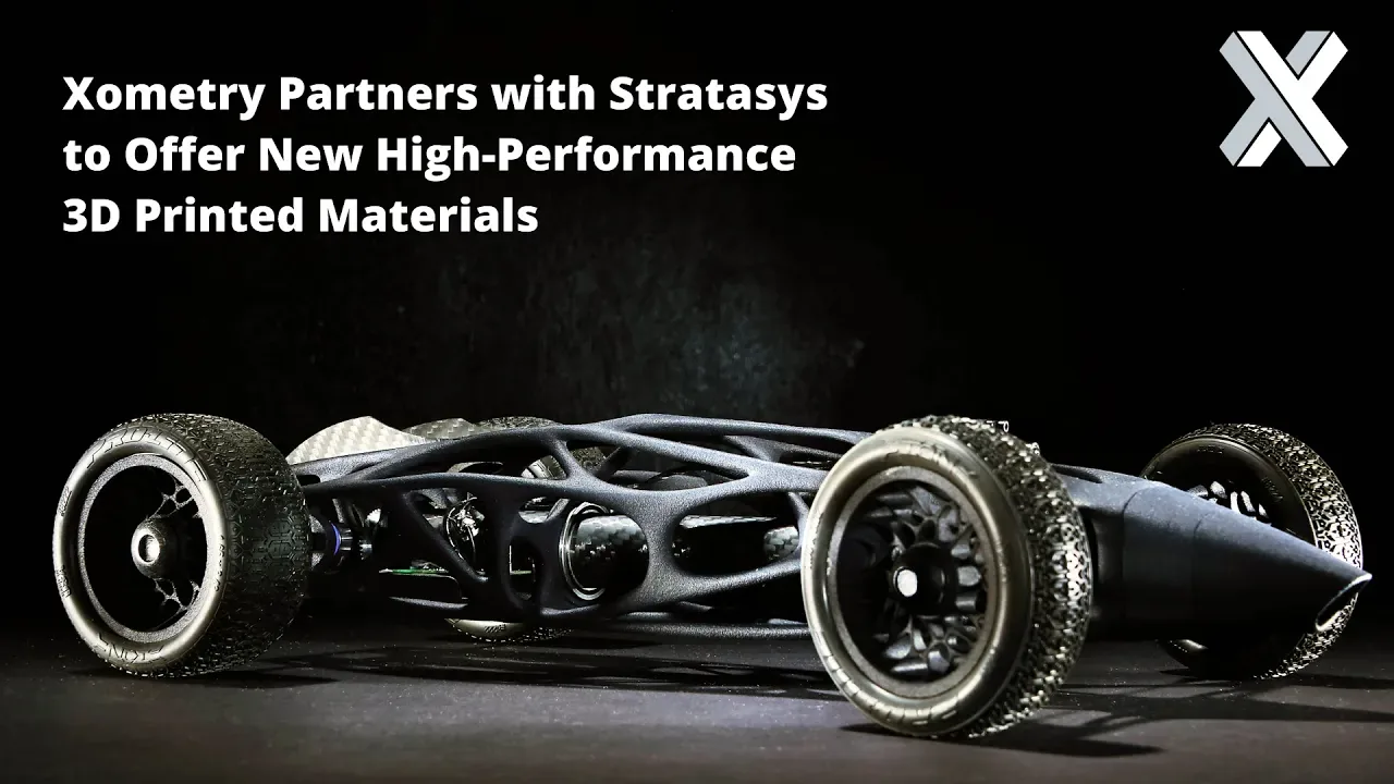 Высокопроизводительные материалы Xometry и Stratasys для 3D-печати